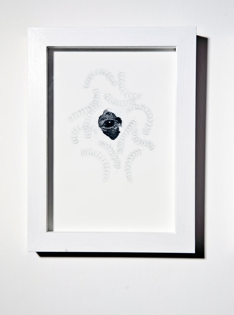 Chiara Dellerba, Untitled #3, mixed media on paper, cm 29,7x21, 2014
