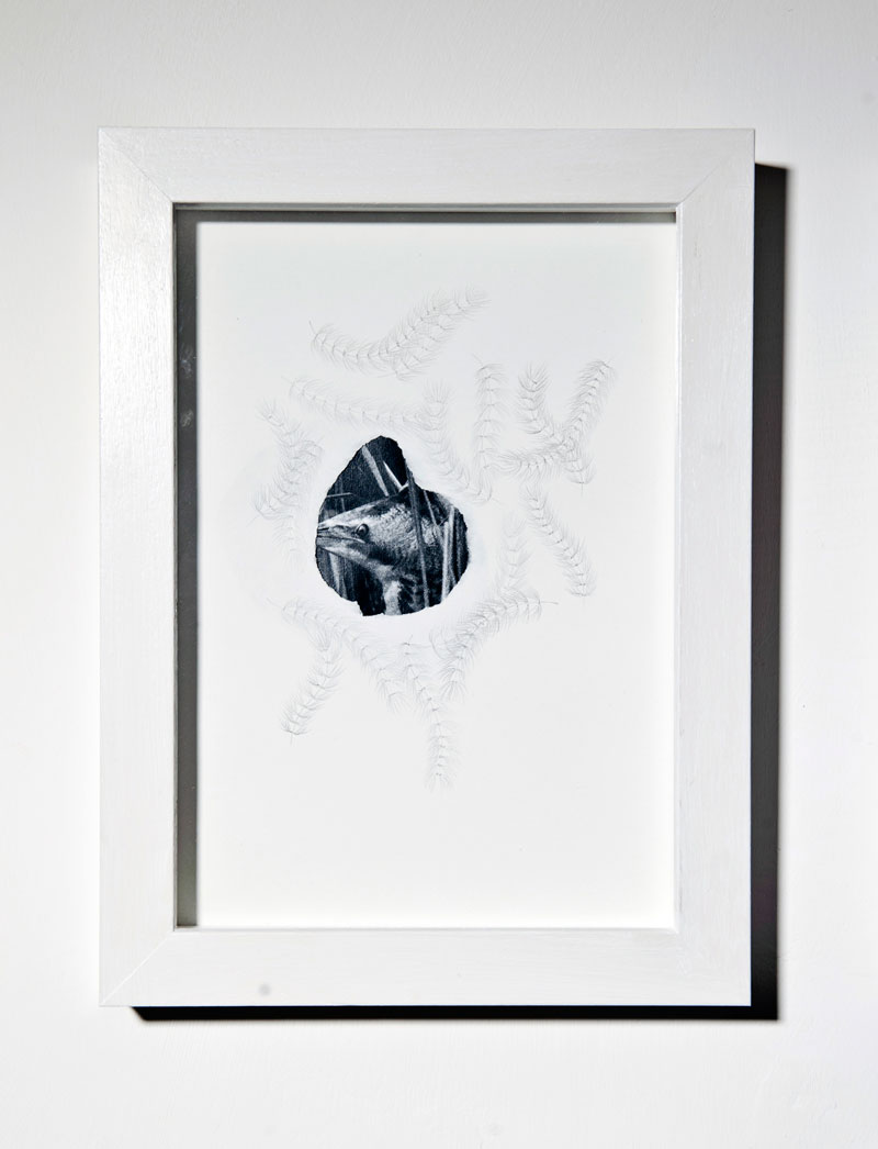 Chiara Dellerba, Untitled#4, mixed media on paper, cm 29,7x21, 2014